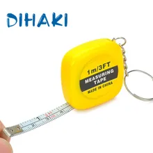 1 м/3 фута Выдвижная линейка лента портативный мини-брелок измерительная лента для путешествий Автомобильная ручная столярная лента