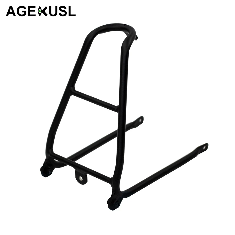 

Q Type Bicycle Rack For Brompton Folding Bike Mini Aluminum Rear Cargo Racks Cycling Bicycle Accessories Parts 150g Lightweight