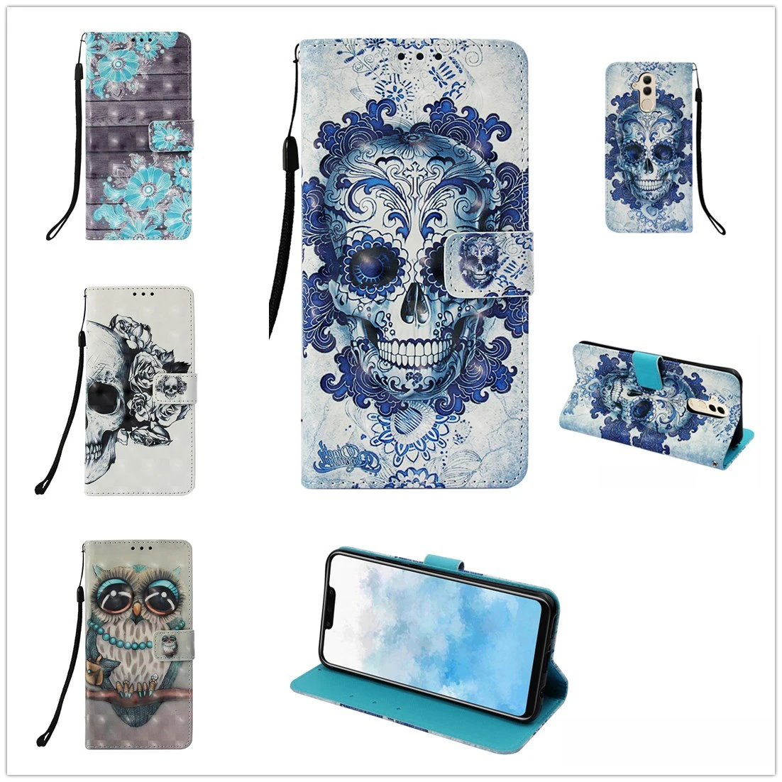 

Mascot Leather Cover for Huawei Mate 20 Lite Luxury Wallet Whit Card Mate 20Lite Leather Holder Stander Huawai Mate20 Pro PU Cas