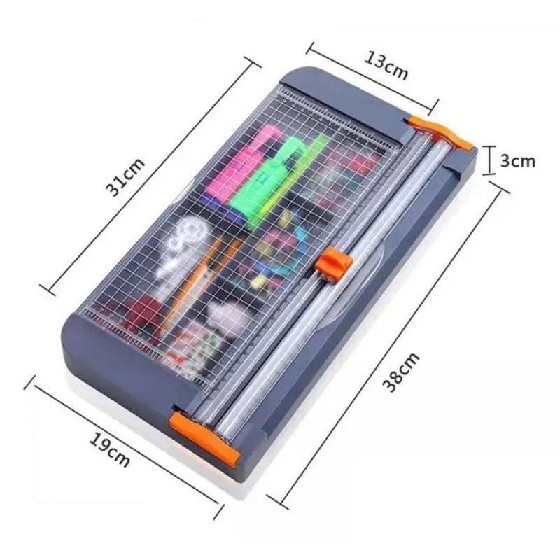 DIY функция хранения лома A4 машина для резки бумаги нож Портативный станок для резки бумаги триммер лезвия для офиса школы