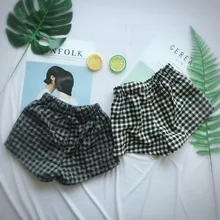 Новая детская одежда летние клетчатые шорты для маленьких мальчиков и девочек Пляжные штаны шорты летние шорты высокого качества