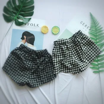 

New Children's Clothing Kids Clothes Summer Plaid Shorts Baby Girls Boys Shorts Beach Pants Shorts High Quality Summer Shorts
