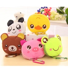 Корейская мультяшная животная Складная многоразовая сумка для покупок полиэфирная переработанная сумка хозяйственная женская сумка экологичная