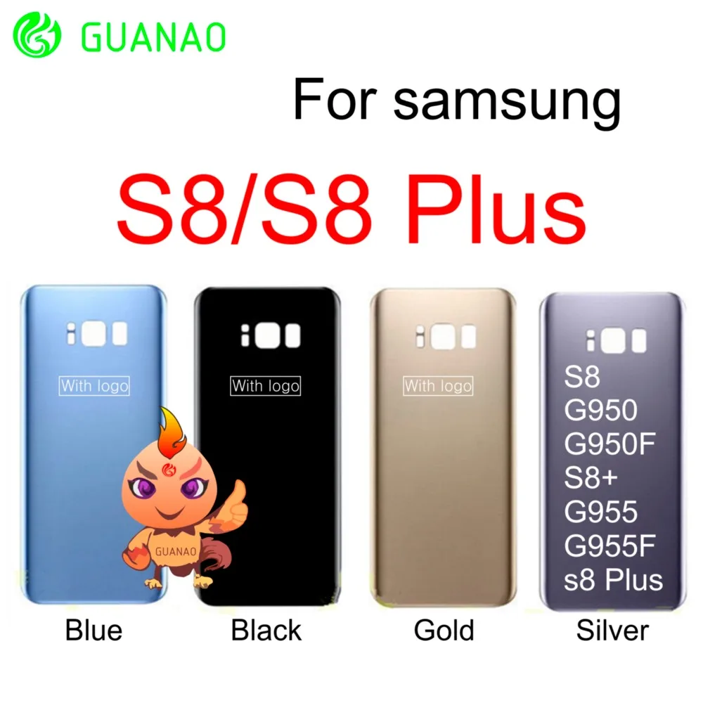 Для AA стекло задняя крышка чехол для телефона Замена Samsung Galaxy S8 g950 G950f батарея