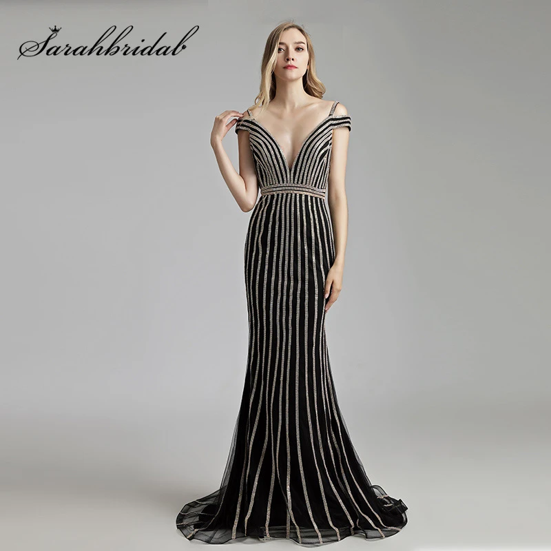 black maxi occasion dress