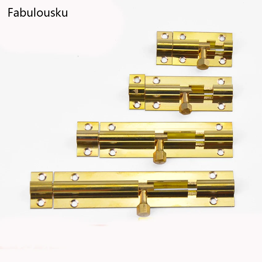 Top Selling Brass Doors Slide Latch Lock Bolt Latch Barrel Home Gate