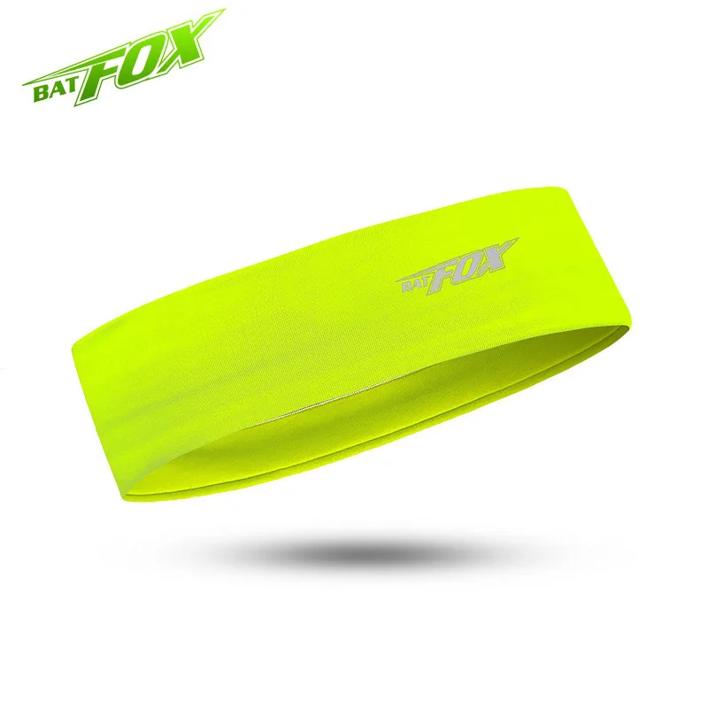 BATFOX 5 ألوان للجنسين مكافحة العرق تشغيل عقال الرياضة في الهواء الطلق رباطات الدراجات أغطية الرأس اليوغا نجوم النادي الأهلي رياضة اللياقة البد...