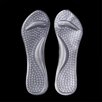 

1Pair Women Silicone Gel Massage Arch Support Insoles Orthotic Flatfoot Prevent Foot Cocoon High Heels Shoes Pad Feet Care Tool