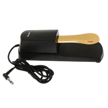 Practical Damper Sustain Pedal for Electric Piano Musical Keyboard Instrument Parts yuker universal damper sustain pedal foot switch for piano for keyboard silver