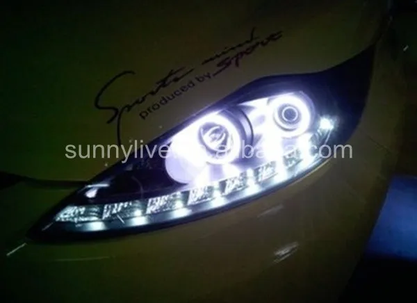 Для Ford Fiesta LED Глава Лампы для мотоциклов 2008-2011 JY