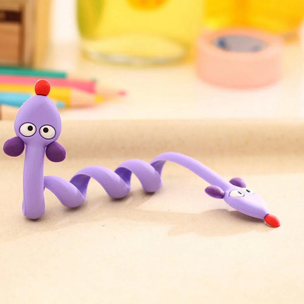 Cartoon Earphone Cable Wire Cord Organizer Holder Winder for Phone Tablet MP3 MP4 MP5 Computer Headphone winding thread tool