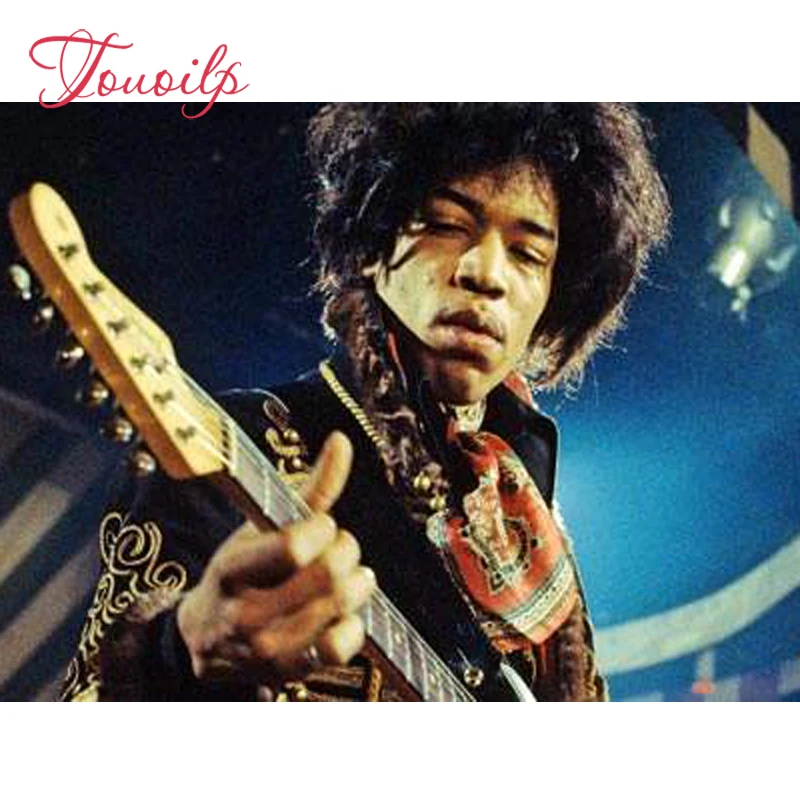 Алмазная вышивка Touoilp распродажа алмазная живопись Jimi Hendrix полноформатная