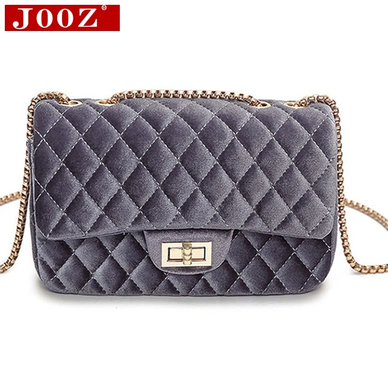 

Designer handbag women bags Ladies Velvet plaid Women crossbody Bag single Chain Shoulder Bags bolsos mujer de marca famosa 2018