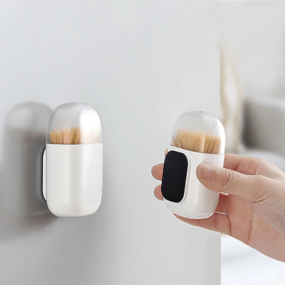 

Kitchen ABS Dispenser Magnetic Toothpick Holder Table Storage Box Household Restaurant Decoration Container Durable Refrigerator