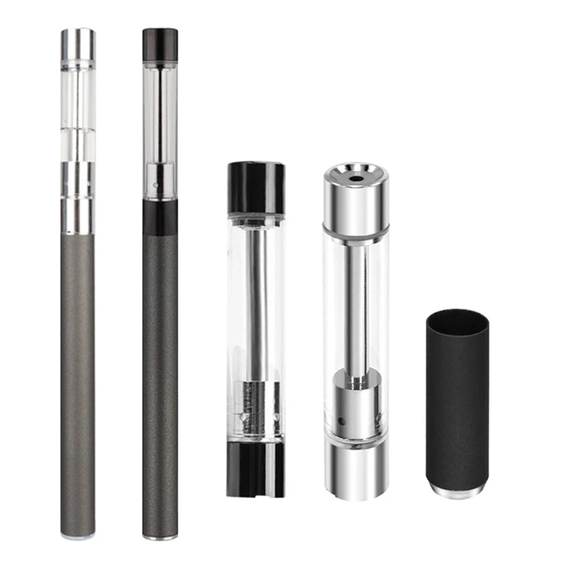 

808D Transparent Atomizer Long For Ploom Tech Atomizer With Long Nozzle For Cartridge Electronic Cigarette Tank Vaporizer