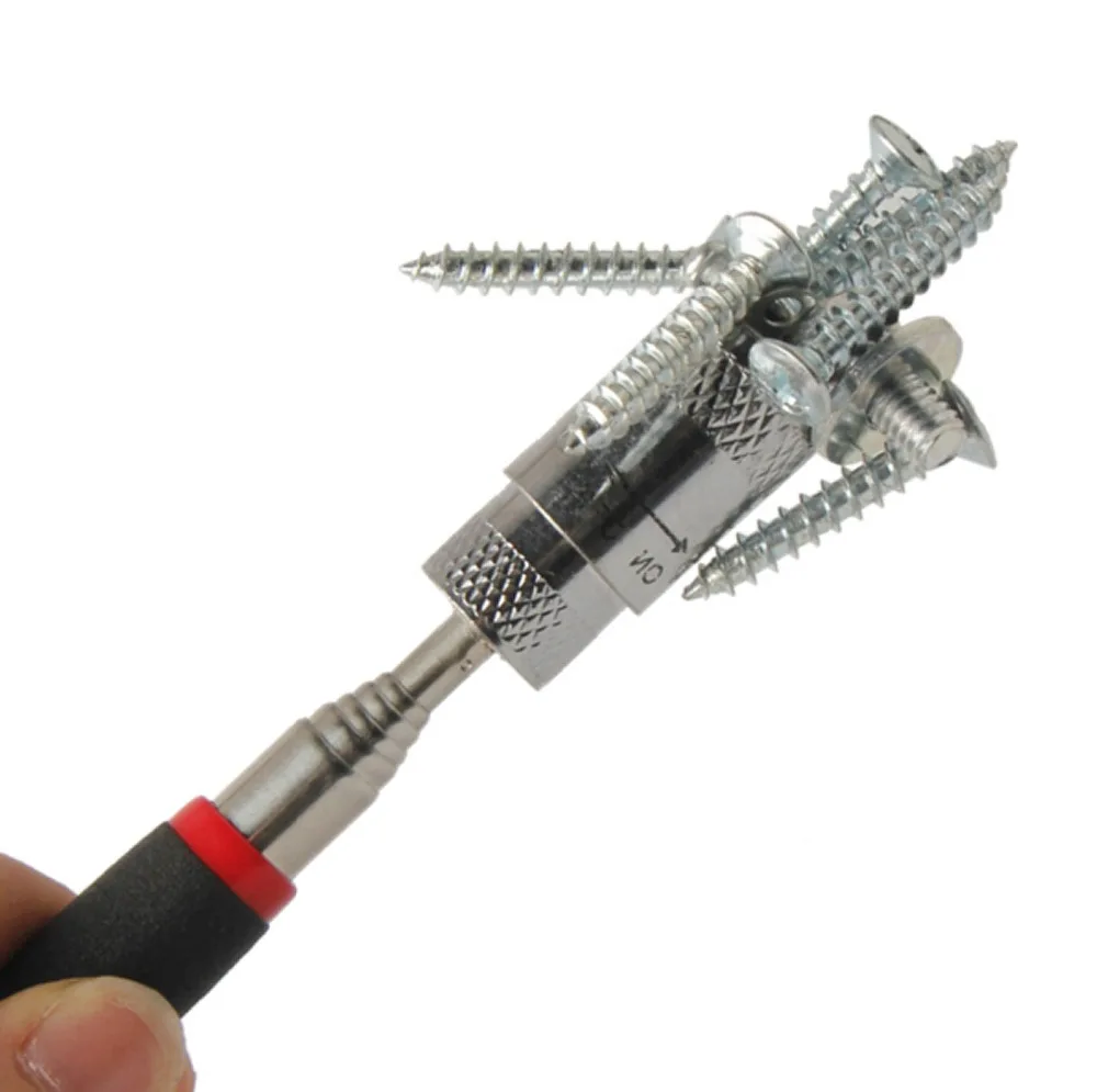1 шт. Магнитный Мини СВЕТОДИОДНЫЙ Магнит Инструмент Телескопические Pick Up Tool для