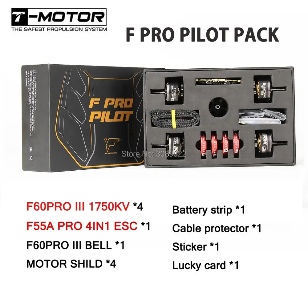Комплект летчиков для гонок 4 шт. F60 Pro III 1750KV F55A PRO II в 1 ESC FPV|Детали и аксессуары| |