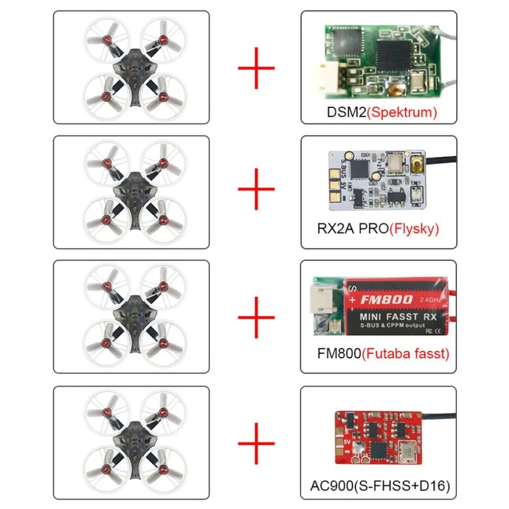 

KINGKONG/LDARC ET 5.8G Series ET100 ET115 ET125 Micro FPV Racing Drone 800TVL Camera 16CH 25mW 100mW VTX BNF RC Helicopter