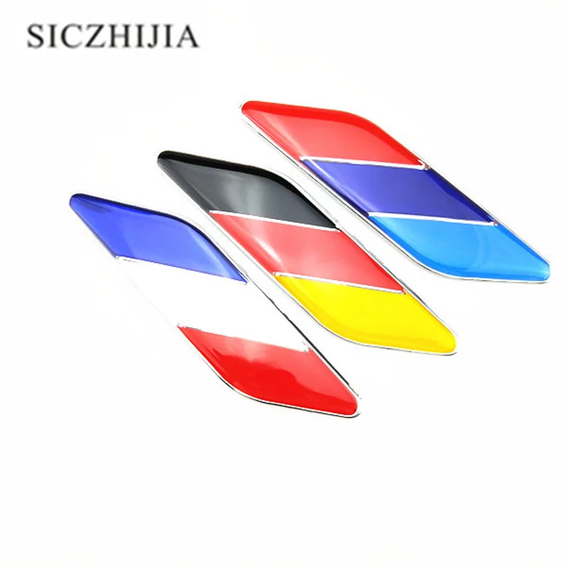 High quality metal can bend domestic flag car sticker for Porsche Cayenne Macan S Panamera Cayman Carrera Porsche911 918 | Автомобили и