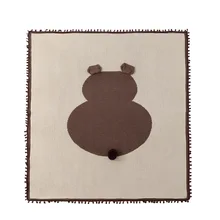 Детское одеяло милый мультяшный медведь пеленать покрытый новорожденный мягкий спальный коврик хлопок мягкий детский альпинистский ковер