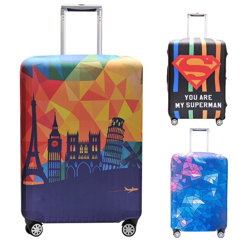 

Thicker Travel Suitcase Protective Cover Luggage Case Travel Accessories Elastic Luggage Dust Cover Apply to 18''-32'' Suitcase