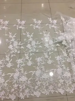 

unique embroidery guipure African lace fabric L-81036 french net lace fabric for bridal dress