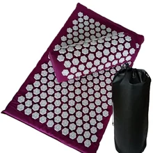 Лотос шип акупрессура коврик подушка акупунктурная Подушка шакти йога коврик МАССАЖ Релаксация с переносной сумкой