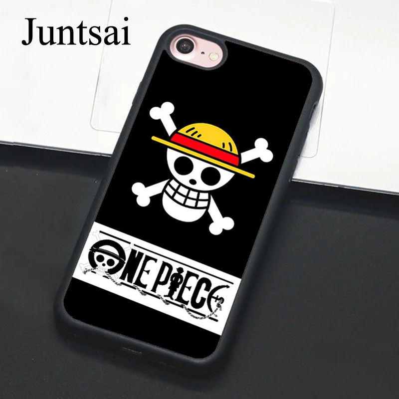 Juntsai One Piece The Straw Hat Pirates Flag Mobile Phone Case For