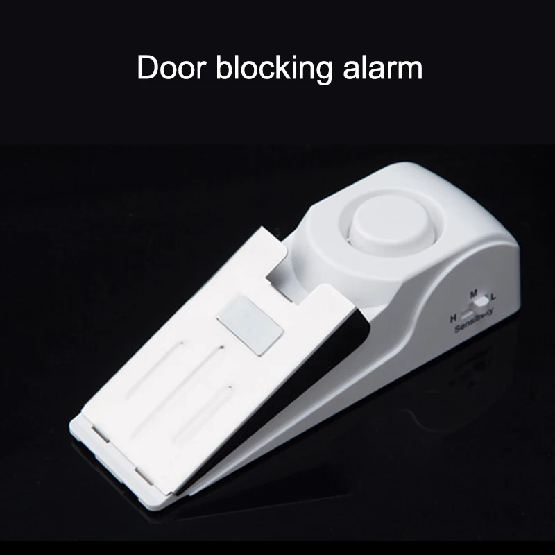 

Security Door Stop Alarm Intelligent Stopper Portable Alert Burglar For Traveling Office Home Hotel TSH Shop
