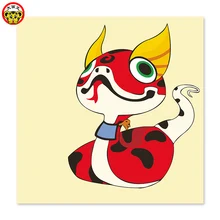 Живопись по номерам художественная краска по номерам змея Китайский Зодиак декоративная краска ings рисовать на холсте цифровая краска ing известная краска i