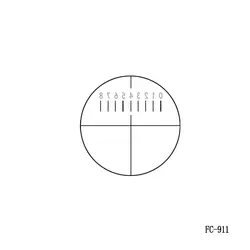 Fc-930 прицельной метки Весы микрометр и сетки направленный раздел доска