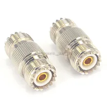 2 шт. UHF PL259 SO239 женский Jack разъем адаптера