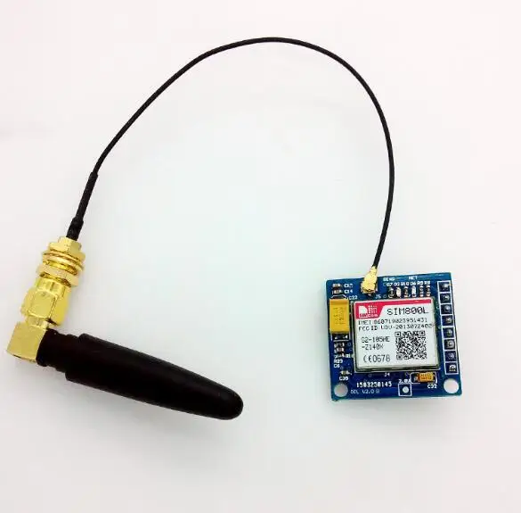 

SIM800L V2.0 5V Wireless GSM GPRS MODULE Quad-Band W/ Antenna Cable Cap Uninterrupted Power Supply (UPS)