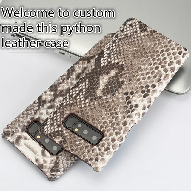 

CH03 Genuine Python Leather Half Wrapped Case for Sony Xperia XA2(5.2') Phone Case For Sony Xperia XA2 Case Free Shipping