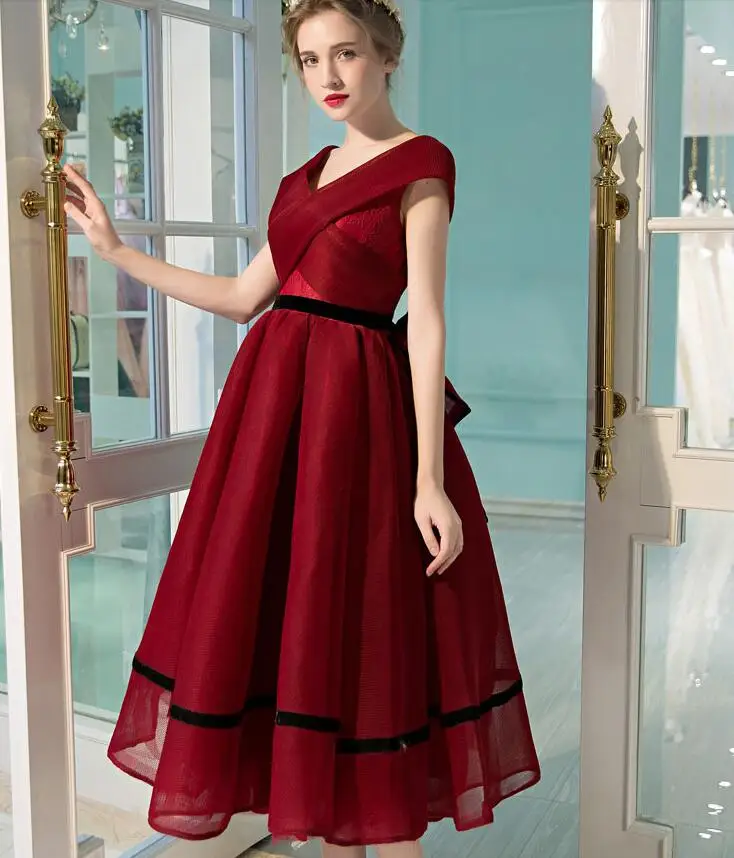 vestido de noiva curto vermelho