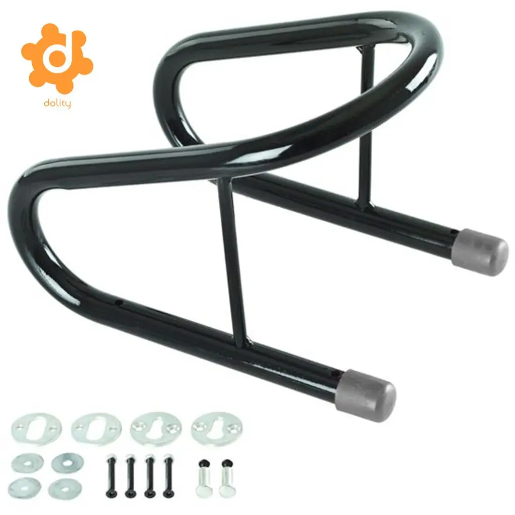 Motorcycle Wheel Chock Kit 5.5' for Scooter Bike Stand Trailer Truck Mount