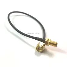 5 шт. армированным пластиком Sma Rp-Sma разъем RG174 коаксиального кабеля 20 см для Wi-Fi антенна