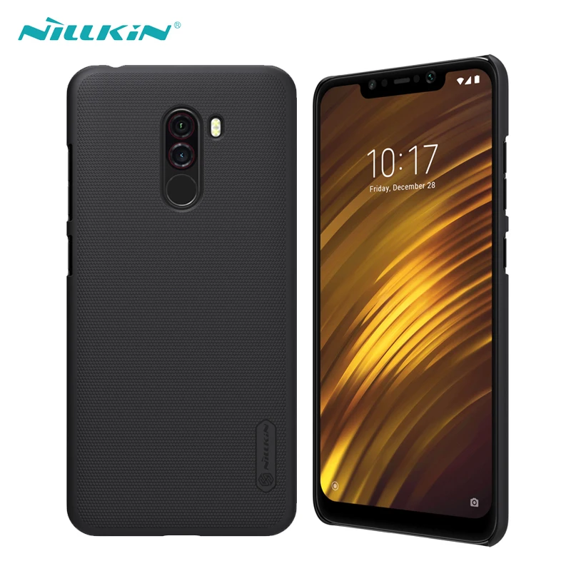 Для Xiaomi Pocophone F1 чехол 6,18 ''NILLKIN матовый ПК Жесткий Чехол для Pocophone F1 чехол для телефона подарок держатель телефона