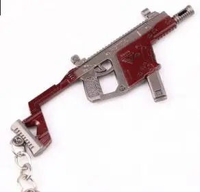 Игра PUBG брелок Playerunknown Battlefield косплей реквизит брелок llaveros 98K AWM Мини Подвеска для фанатов 10 см игрушечный пистолет подарки - Цвет: 04