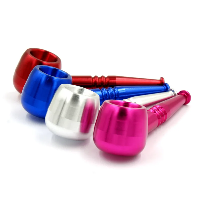 

Fashion Pipe Smok Metal Pipes Beautiful Portable Smoking Pipe Herb Tobacco Pipe Creative Grinder Weed Smoke