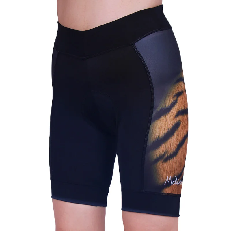 

Tiger Pattern Women Cycling Shorts mtb Sport Bike Shorts 3D Silicone Pad Bicycle Breathable Riding Shorts Ropa Ciclismo Pro Team