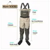 Fly Fishing Waders Clothing Portable Chest Overalls Men's Waterproof Clothes Wading Pants Breathable Stocking Foot Good As Daiwa ► Photo 2/6