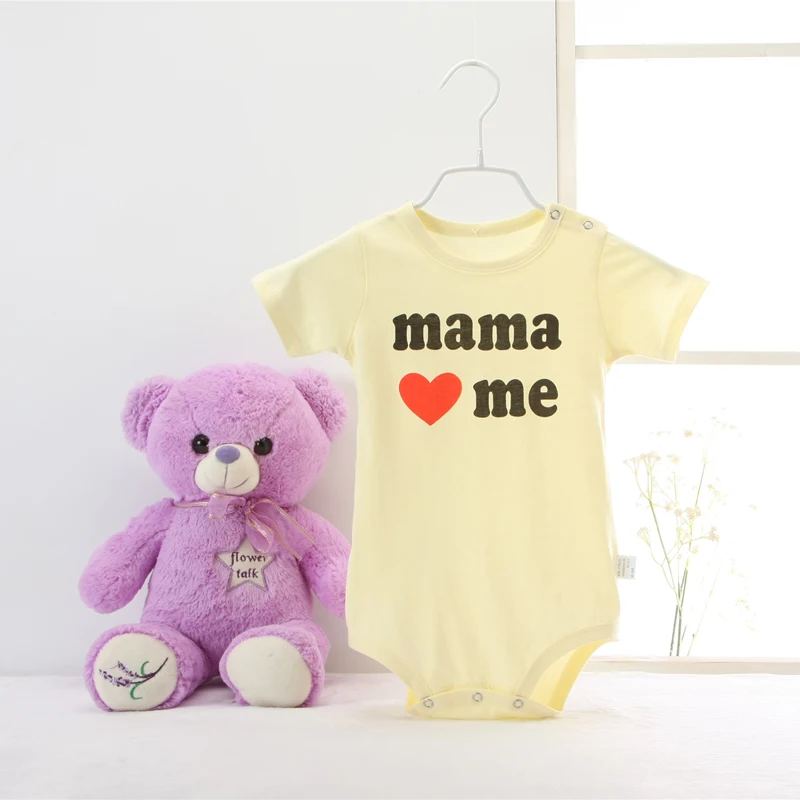 2016 New Fashion Kids Boys Clothes Cartoon Rompers Boy Girl's Wear Baby Romper Clothing Free Shipping short sleeve clothes | Мать и
