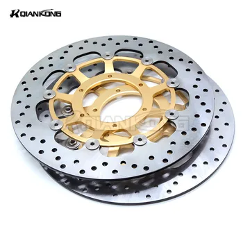 

CNC alloy inner ring & Stainless steel outer ring 2 pieces motorcycle Front Brake Discs Rotor For HONDA CBR600 2007-2013