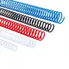 10Pcs A4 46 Hole Plastic Spiral Coil For Loose-leaf Notebook Binding 6mm 8mm Binder Clip Coil PP Spring Punch Ring Office Supply ► Photo 2/6