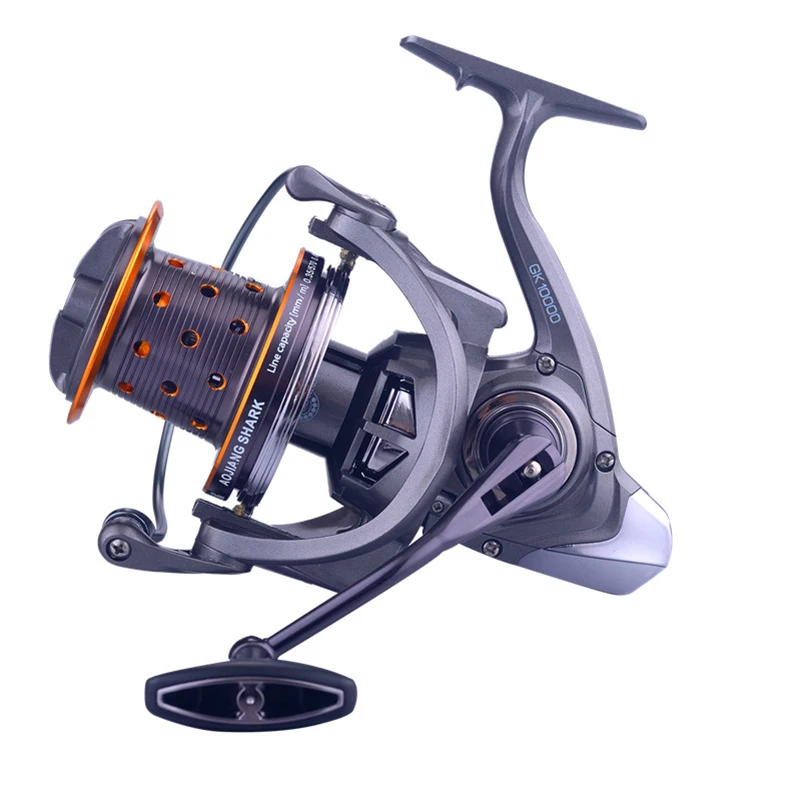 Sea Fishing Reel Spinning 6+1BB spinning reel 10000 Metal spool casting Surfcasting reel carp fishing distant wheel YUYU