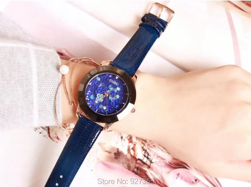 Guou женское платье часы женские часы со стразами роскошные повседневное часы пояса из натуральной кожи группа керамика часы наручные часы