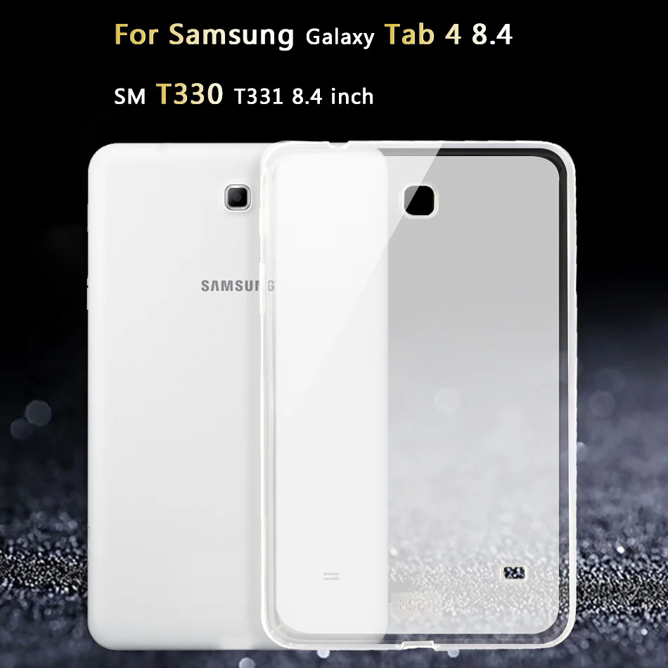 Планшетный чехол для samsung Galaxy Tab 2 3 4 Lite 7,0 8,0 10,1 SM T311 T530 T230 T110 T211 GT P5200 P5100 силиконовый мягкий чехол - Цвет: Tab 4 8.4 T330