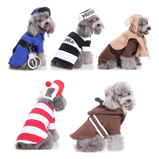 Funny Dog Clothes Halloween Pet Dog Costumes for Small Medium Dogs Coat