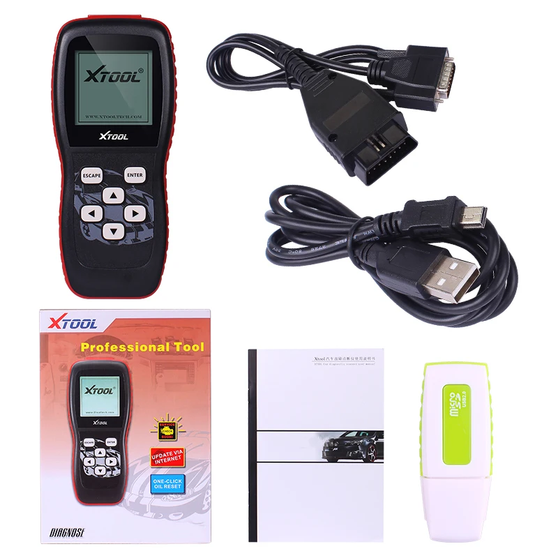 Сканер OBD2 XTOOL VAG401 OBDII v401 считыватель кодов двигателя ABS SRS диагностический